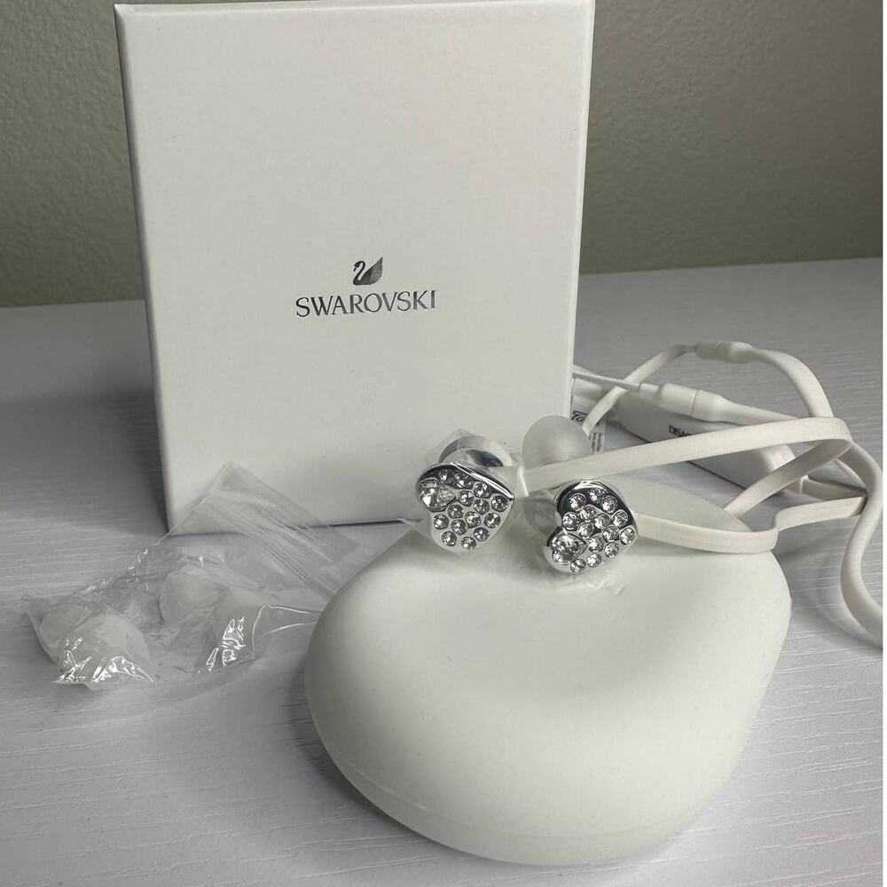 NIB Swarovski Earplug Heart GS #5388212